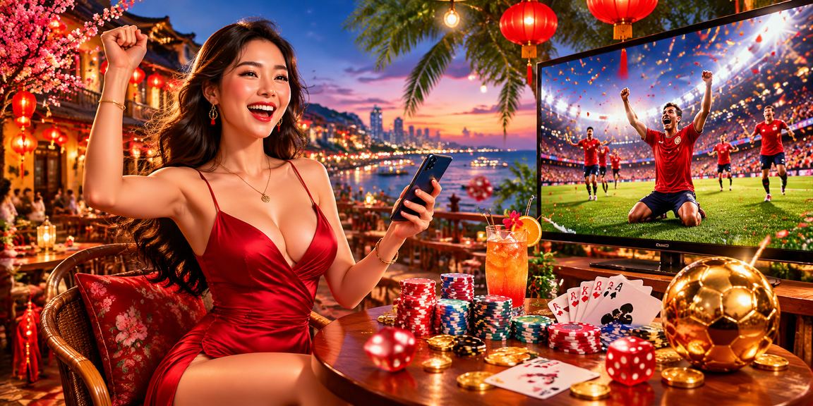 Người chơi bài tại Hà Nội với đèn lồng trang trí trong không khí lễ hội sôi động